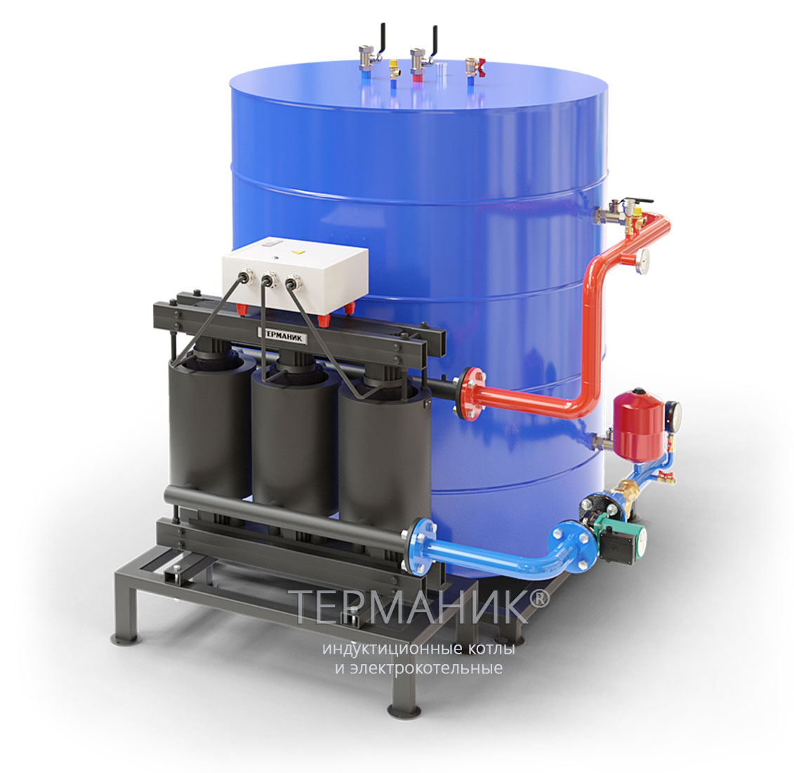 Терманик ГВС водонагреватель накопительного типа на индукционных котлах в Казахстане