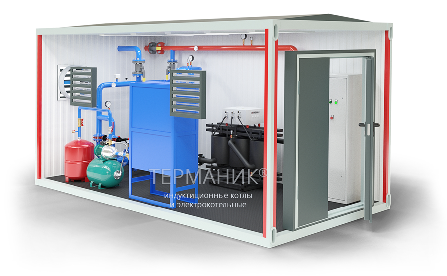Терманик Модуль блочно-модульная индукционная электрокотельная в Казахстане